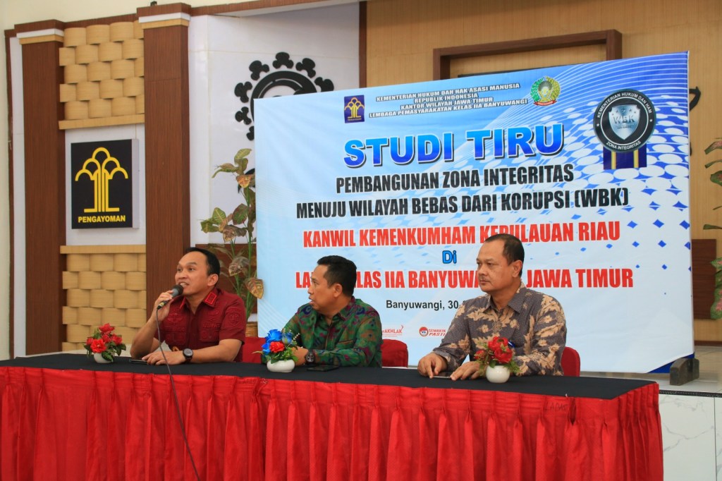 Intip Trik Sukses Pengelolaan Lapas, Kemenhumkan Kepulauan Riau “Copy” Ilmu ke&nbsp;Banyuwangi