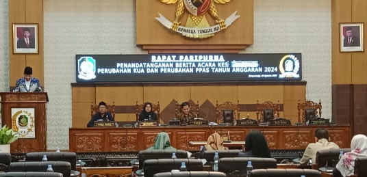 Eksekutif Bersama DPRD Banyuwangi Sepakati KUPA-PPAS Perubahan APBD Tahun ANggaran&nbsp;2024