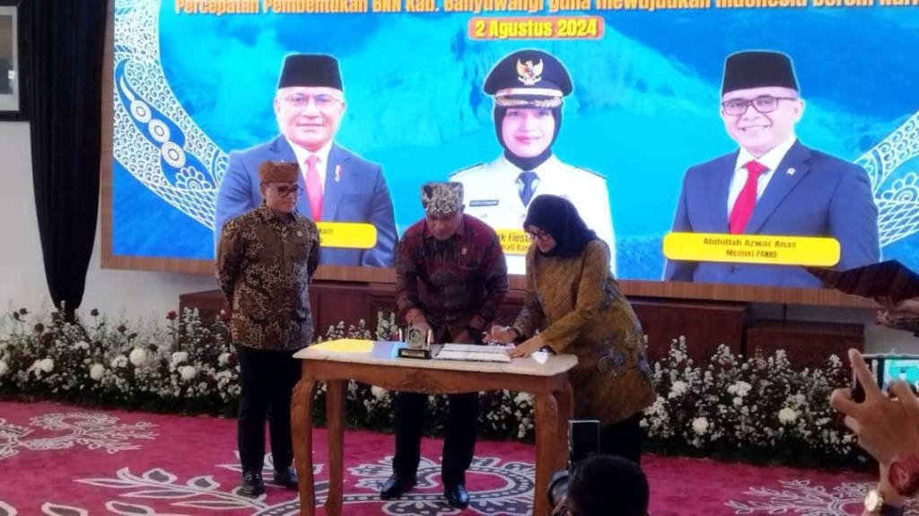 Pemkab Banyuwangi dan BNN RI Lakukan Percepatan Pembentukan BNNK&nbsp;Banyuwangi